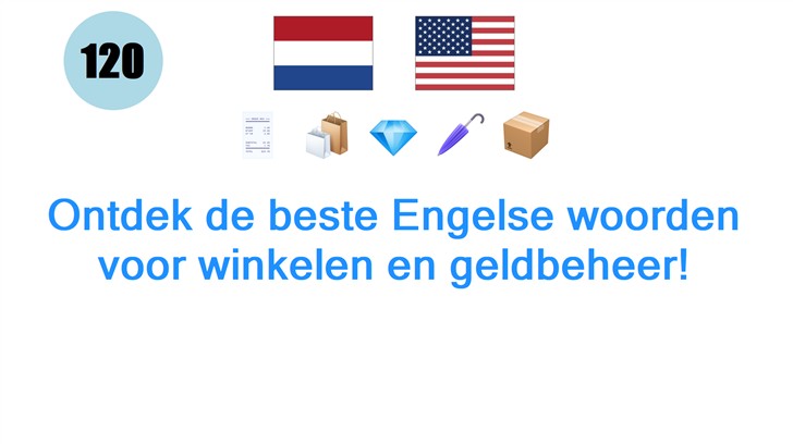 Ontdek de beste Engelse woorden voor winkelen en geldbeheer!